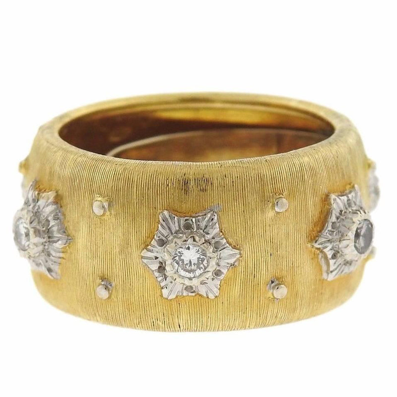 Buccellati - Blossoms Gardenia - Eternelle Band Ring with Brown Diamon – AF  Jewelers